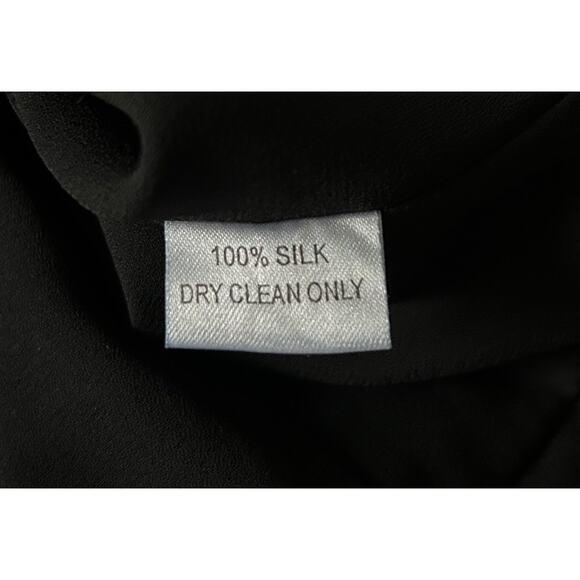 Vintage Kay Unger Size 6 100%‎ Silk Rose Floral Blouse Beaded Embroidered Blouse - Picture 7 of 7